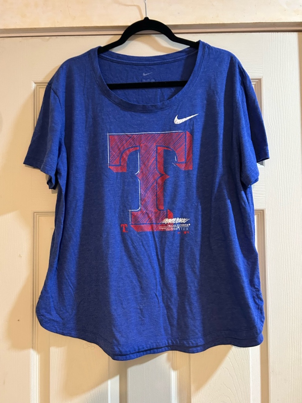 Nike Royal Blue Tee with White Swoosh